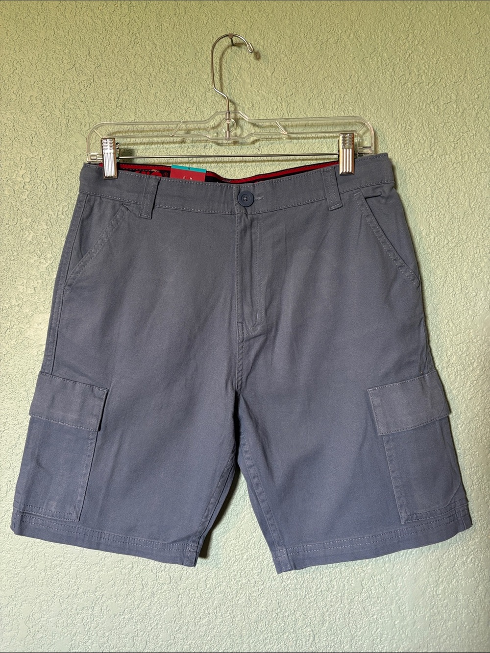 🆕 Levi's Light Blue Youth Utility Cargo Shorts, Size 16 - NWT